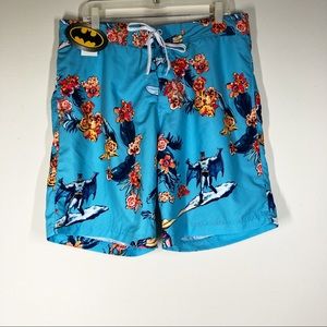 DC Comics Batman and Robin swimsuit Size XL  NWT summer swim
